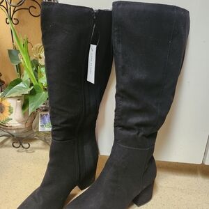 Lane Bryant Black Heeled Boots